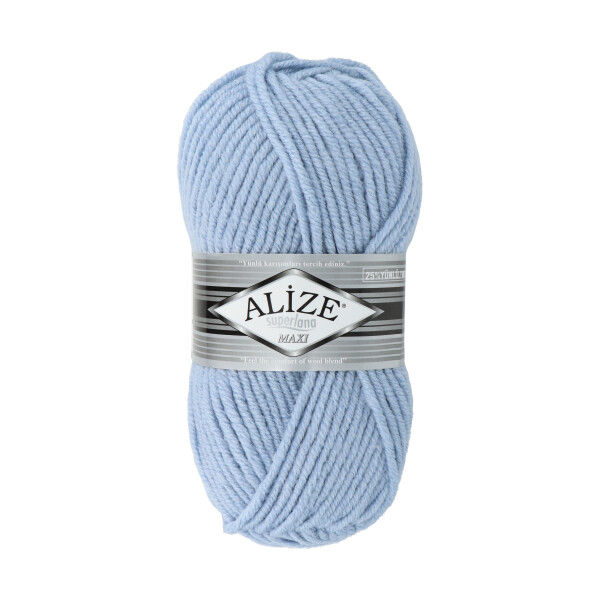 ALIZE WŁÓCZKA SUPERLANA MAXI, 75% AKRYL, 25% WEŁNA